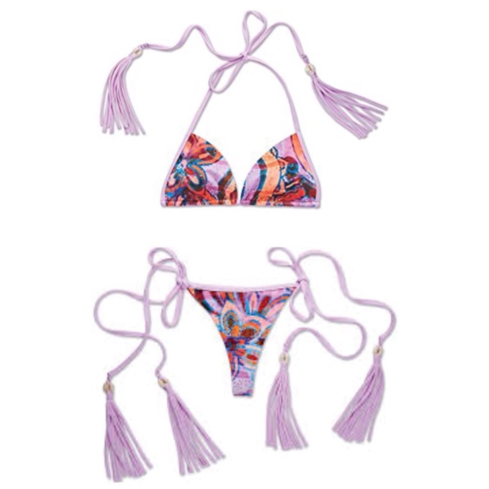 NWT Honey Tassel Swim Suit